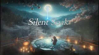 Japan 🙈Lofi Nippon Serenity♨ "Silent Soak: A Monkey's Moonlit Onsen Experience"