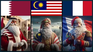 Santa Claus Around Different Countries🎅🦌