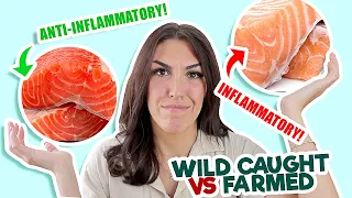 WILD CAUGHT SALMON vs FARM RAISED SALMON (Nutrition Differences, Benefits, Colour)