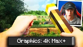 MINECRAFT + REÁLNÉ TEXTURY = ? (Ultra reálný Minecraft)