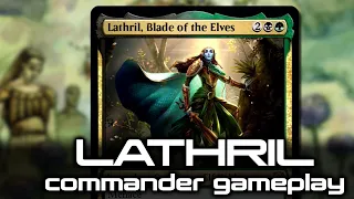 Lathril Blade of the Elves Commander Gameplay