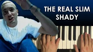 How To Play - Eminem - The Real Slim Shady (PIANO TUTORIAL LESSON)