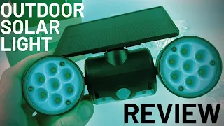Best Outdoor Solar LED Motion Light - KeShi 30 LED Adjustable Spotlight Review