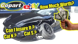 Cat N or Cat S Vehicles Copart Write Off, Salvage Video Tutorial