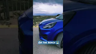 ON THE BEACH 🏝 #shorts #fordpuma #ford #americancars #hybrid