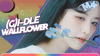 (How Would (G)I-DLE) Sing "WALLFLOWER" (TWICE) Line Distribution (color coded)