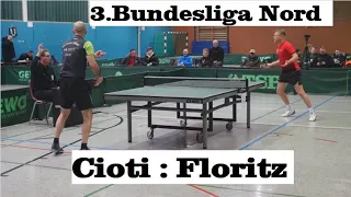 P.Floritz(2420TTR) : C.Cioti(2369TTR) | The Match of the Best Players in  the 3.German Leauge