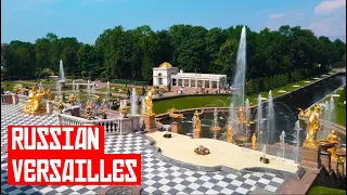 AMAZING Russian Versailles I PETERHOF (palace, fountains, gardens)