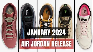 2024 JANUARY RELEASE AIR JORDAN | RELEASE INFORMATION + OFFICIAL LOOK