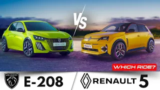 Renault 5 E-Tech vs. Peugeot E-208: The Ultimate 2024 Electric Duel | Which Ride?