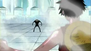 One Piece attaque finale - Luffy VS Blueno - Gomu gomu no Jet Bazooka