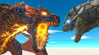 MEGA LAVA DRAGON vs UNITS - Animal Revolt Battle Simulator