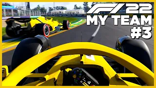 F1 22  TEAM MATES COLLIDE, A NEW RACE WINNER, AI PUNCTURES AND MISTAKES, + LAST LAP DISASTER?!