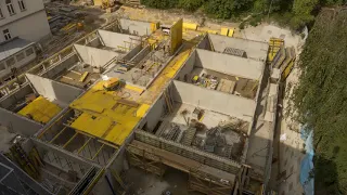 Timelapse vom Bau des Ilse Wallentin-Hauses