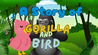 Gorilla&Bird#viral#trending#ytshorts#bedtimestories   wild animal stories for preschool