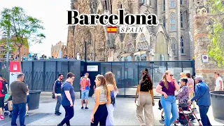 Barcelona, Spain 🇪🇸 SUMMER 2023 4K-HDR Walking Tour (▶3HOURS)