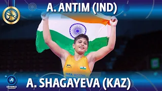 Antim Antim (IND) vs Altyn Shagayeva (KAZ) - Final // U20 World Championships 2022