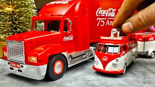 Модельки машин COCA COLA из рекламы! Посылка из Америки. Про машинки.