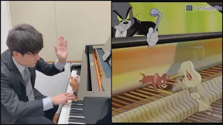 Tom and Jerry The Cat Concerto - Hungarian Rhapsody No.2 by Franz Liszt　ハンガリー狂詩曲第2番 トムとジェリーピアノ・コンサート