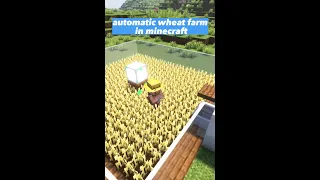 Minecraft: Automatic WHEAT Farm | #shorts  #minecraft