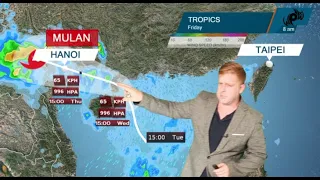 Tropical Storm Mulan and new Storm developing near Japan possible