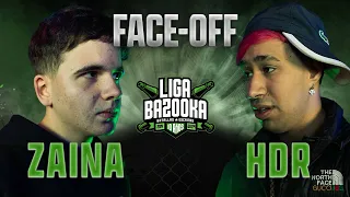 FACE-OFF ZAINA VS HDR | #LIGABAZOOKA J8