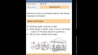 OSHA Heat Safety Tool by U.S. Department of Labor