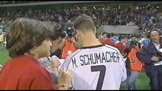 Rare! Michael Schumacher play soccer highlight