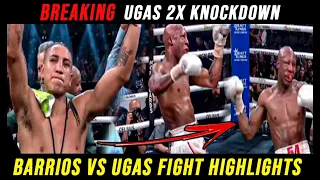 Mario Barrios vs Ugas | Full fight Highlights