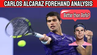 Carlos Alcaraz Forehand Analysis: Is this the Best Forehand Ever?