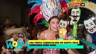 LA COMPARSA KUÑA PORA  PARTICIPO DE LA PRIMER PRECA CARNAVALERA 2024 EN SANTA CRUZ BOLIVIA