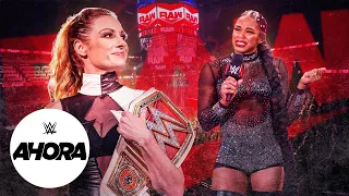 ESTA NOCHE EN RAW Becky Lynch vs Bianca Belair: WWE Ahora, Nov 1, 2021