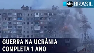 Guerra na Ucrânia completa 1 ano | SBT Brasil (23/02/23)