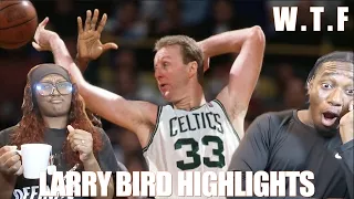 Girlfriend reacts Larry Bird Greatest Moments REACTION | Larry over Jordan??