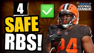 The SAFEST Fantasy Football RBs You Can Draft in 2023!