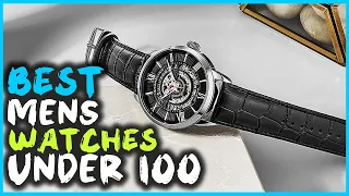 Top 5 Best Men's Watches Under 100 Review in 2023 | Automatic Stainless Steel & Leather Dress Watch