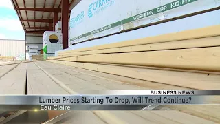 Lumber prices starting to drop, will trend continue?