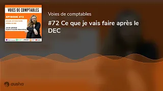 #72 Ce que je vais faire après le DEC