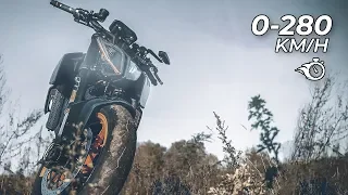 KTM 1290 R SUPERDUKE | 0-280 KM/H - AUTOBAHN - ACCELERATION 🔥