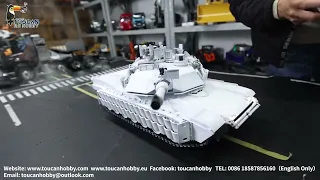 New customized full Metal RC Tank 1:16 Scale US Abrams M1A2 3918, TK16 main board, i6s radio.