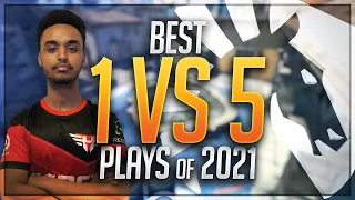 THE SICKEST PRO 1V5 CLUTCHES OF 2021! - CS:GO