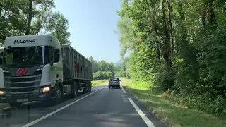 Driving from France to Spain through the Pyrenees (N125)