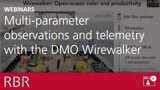 Multi-parameter observations and telemetry with the DMO Wirewalker