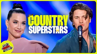 TOP Country Singers On Got Talent & American Idol 🤠