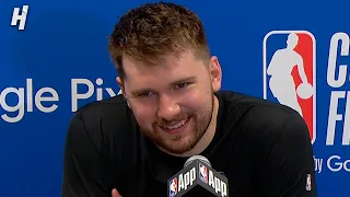 Luka Doncic Reacts to his GAME WINNER, Full Postgame Interview🎤