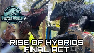 Rise of Hybrids:  Act #4 of the Jurassic World Toy Movie Saga #indominusrex #dinosaur #indoraptor
