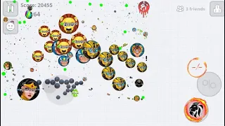 Destroying teams in agario (AGARIOMOBILE) #agariotakeover #agariomobile