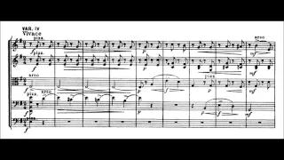 Anton Arensky - Variations on a theme by Tchaikovsky (audio + sheet music)