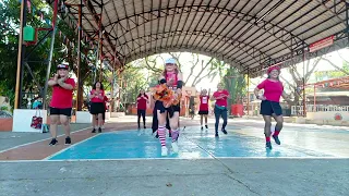 Iniibig kita Zumba dance With Bouquet of Roses, Feb. 15, 2024