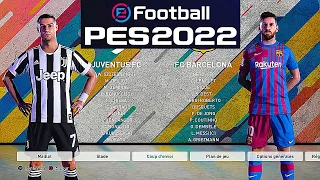 FC BARCELONA vs JUVENTUS | PES 2022 PS5 MOD Ultimate Difficulty 4K Texture HDR Next Gen